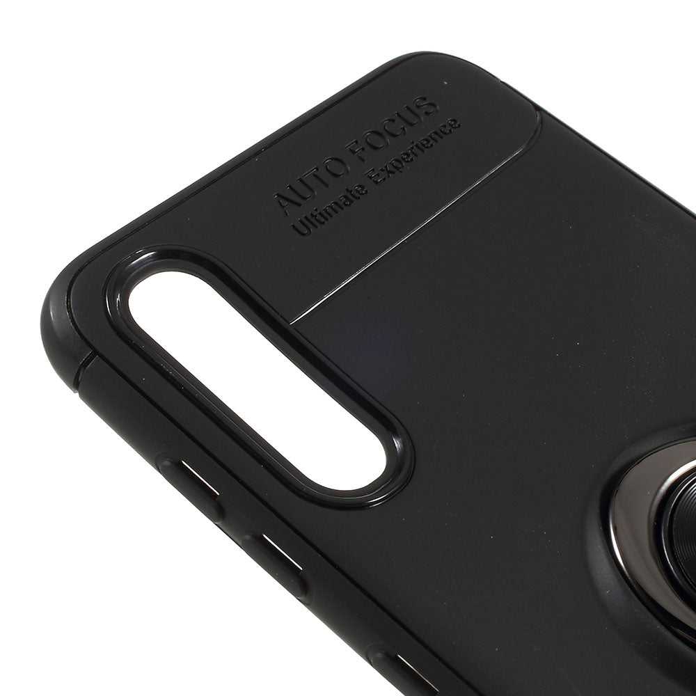 For Samsung Galaxy A50 / A50s / A30s Soft TPU Phone Case with Ring Holder Magnetic Kickstand