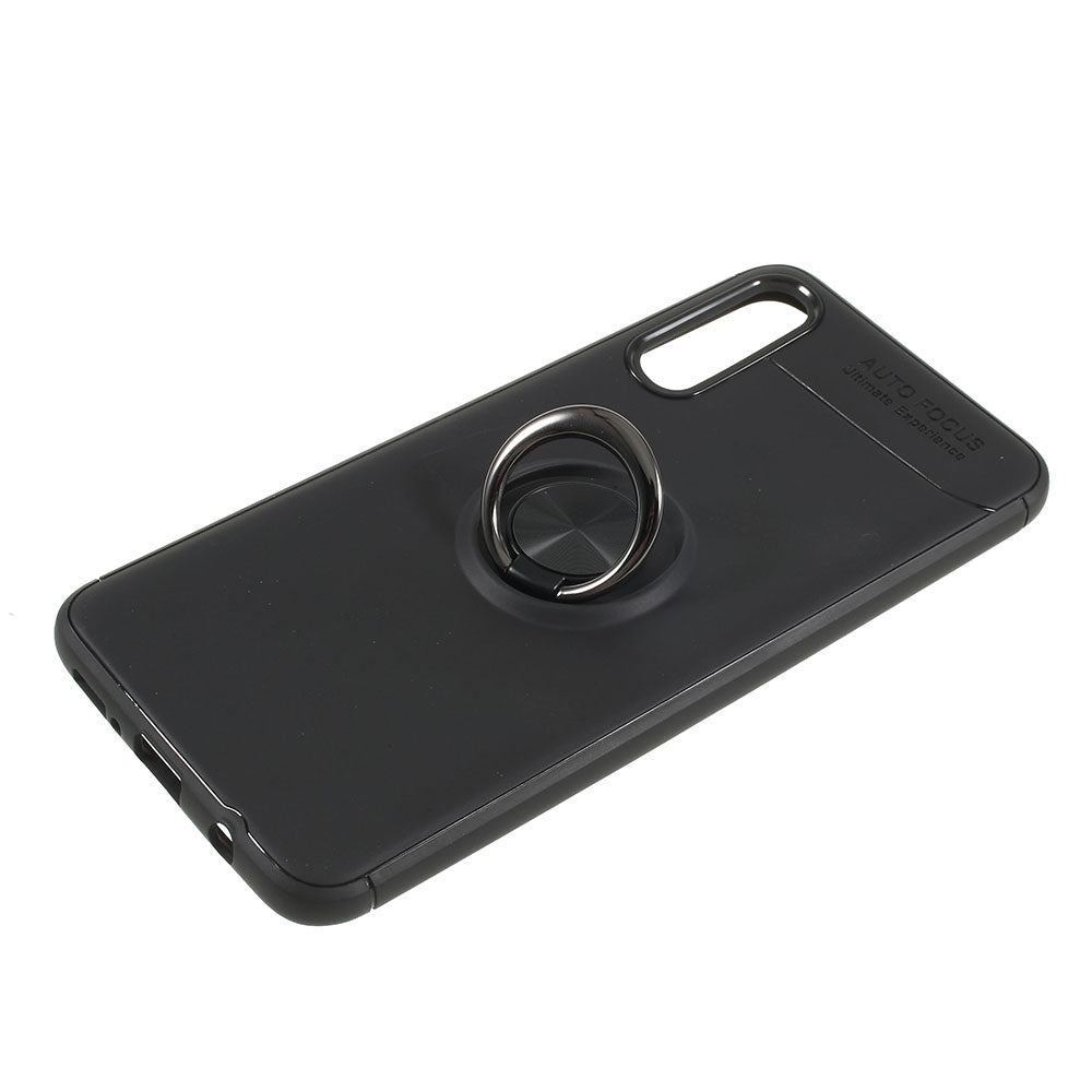 For Samsung Galaxy A50 / A50s / A30s Soft TPU Phone Case with Ring Holder Magnetic Kickstand