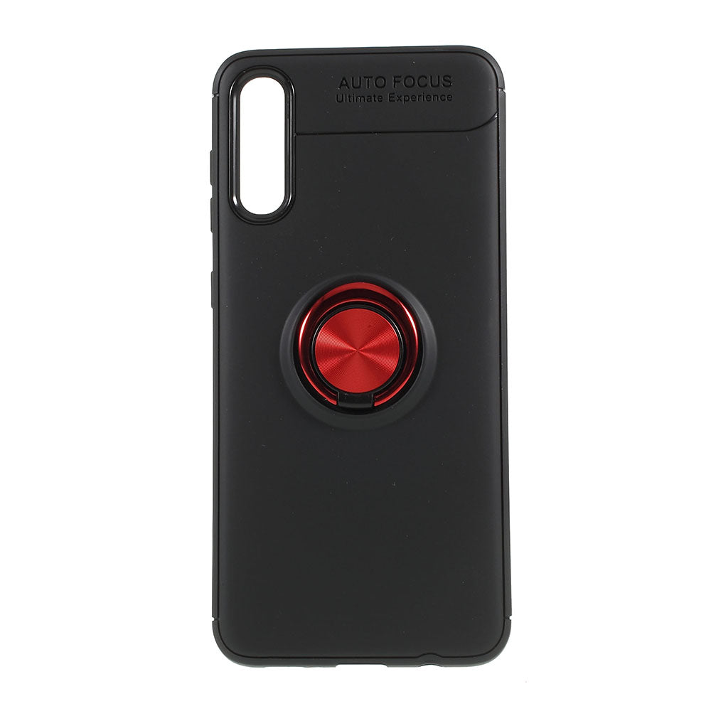 For Samsung Galaxy A50 / A50s / A30s Soft TPU Phone Case with Ring Holder Magnetic Kickstand