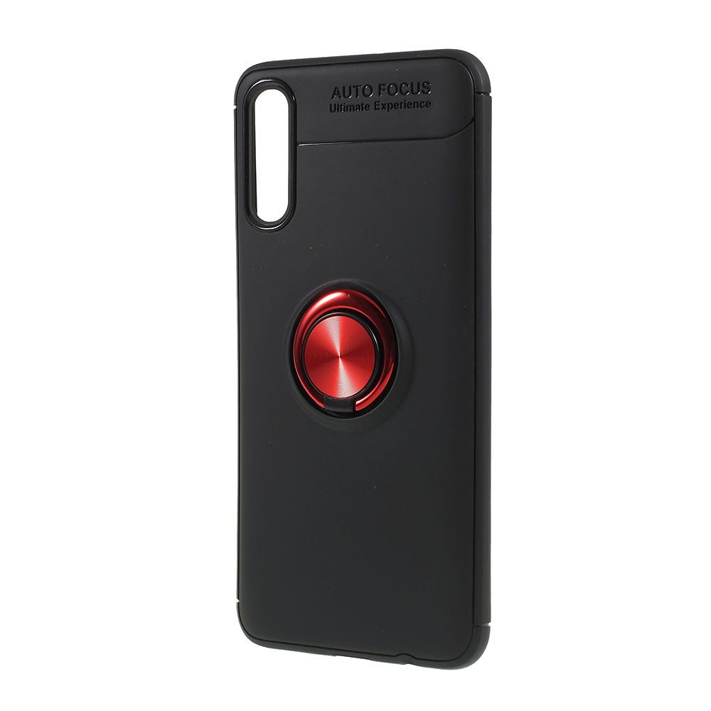 For Samsung Galaxy A50 / A50s / A30s Soft TPU Phone Case with Ring Holder Magnetic Kickstand