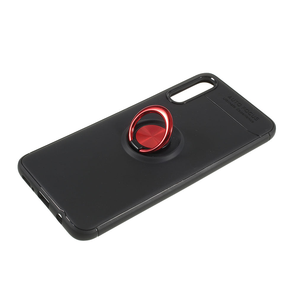 For Samsung Galaxy A50 / A50s / A30s Soft TPU Phone Case with Ring Holder Magnetic Kickstand