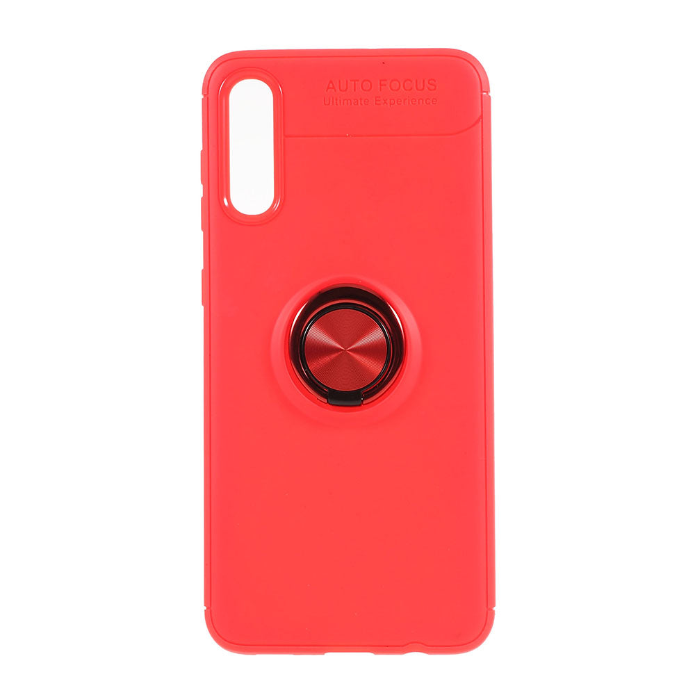 For Samsung Galaxy A50 / A50s / A30s Soft TPU Phone Case with Ring Holder Magnetic Kickstand