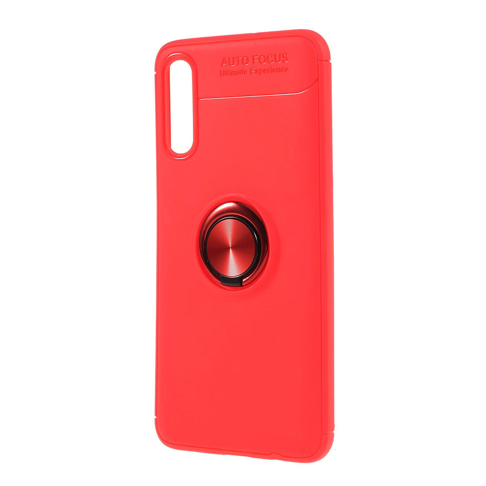 For Samsung Galaxy A50 / A50s / A30s Soft TPU Phone Case with Ring Holder Magnetic Kickstand
