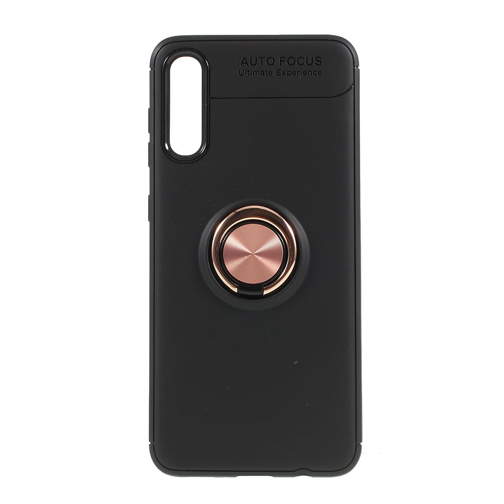 For Samsung Galaxy A50 / A50s / A30s Soft TPU Phone Case with Ring Holder Magnetic Kickstand