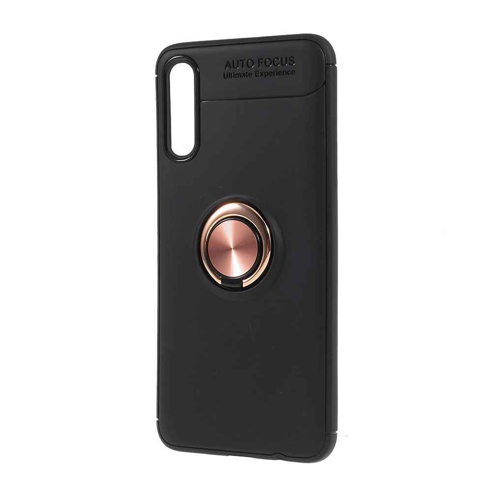 For Samsung Galaxy A50 / A50s / A30s Soft TPU Phone Case with Ring Holder Magnetic Kickstand