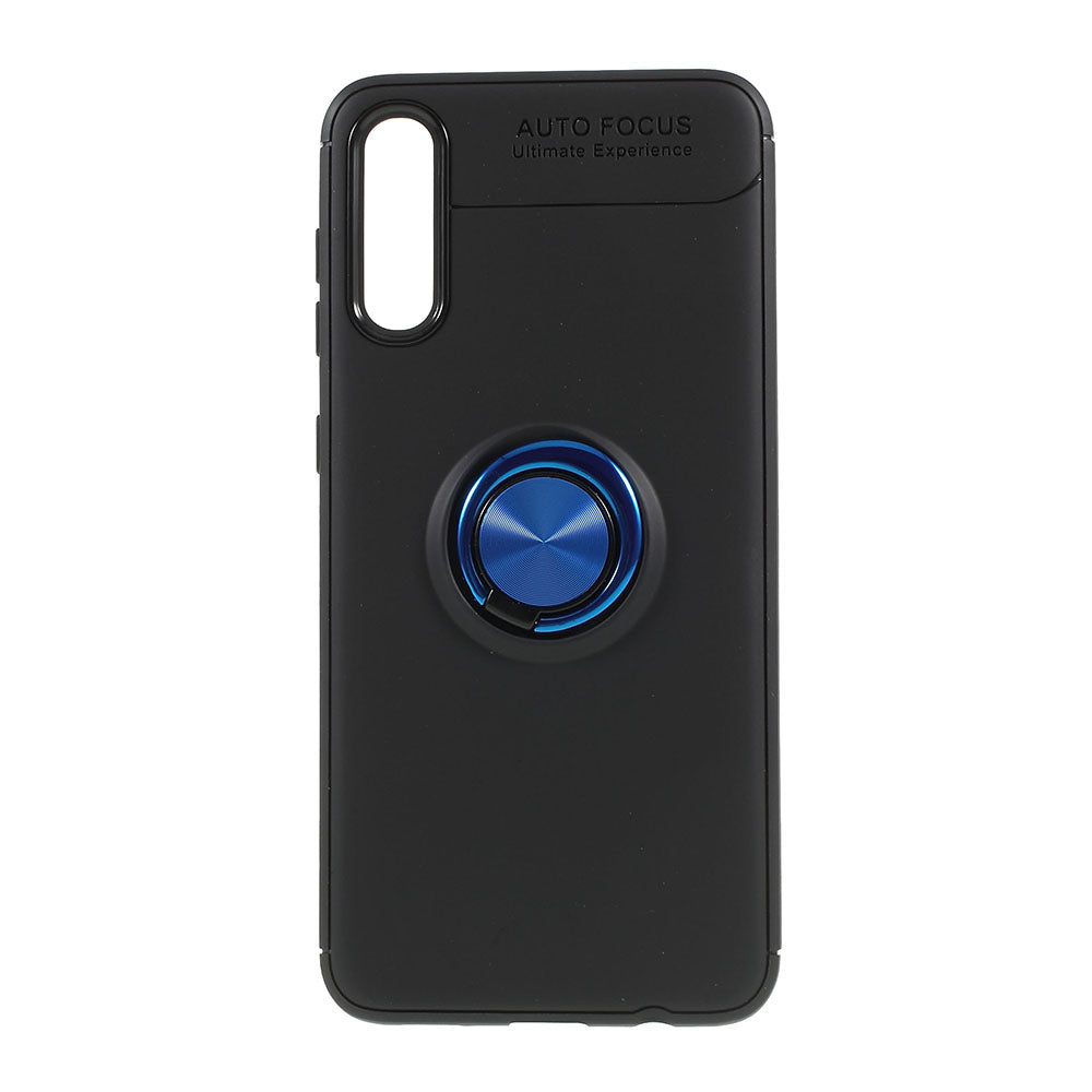 For Samsung Galaxy A50 / A50s / A30s Soft TPU Phone Case with Ring Holder Magnetic Kickstand