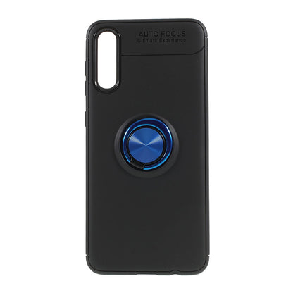 For Samsung Galaxy A50 / A50s / A30s Soft TPU Phone Case with Ring Holder Magnetic Kickstand