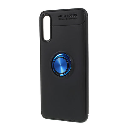 For Samsung Galaxy A50 / A50s / A30s Soft TPU Phone Case with Ring Holder Magnetic Kickstand