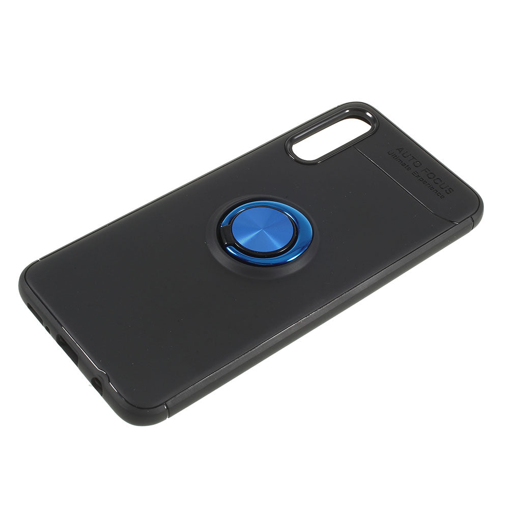 For Samsung Galaxy A50 / A50s / A30s Soft TPU Phone Case with Ring Holder Magnetic Kickstand