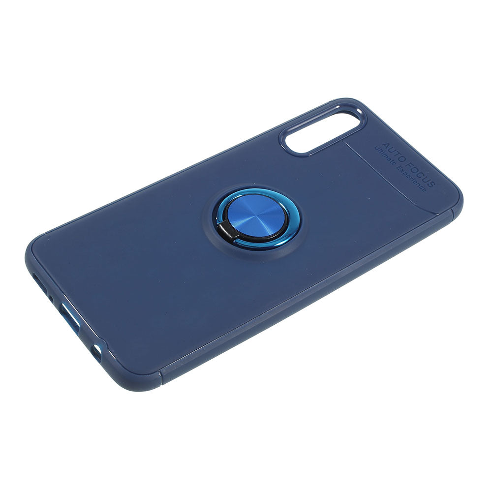 For Samsung Galaxy A50 / A50s / A30s Soft TPU Phone Case with Ring Holder Magnetic Kickstand
