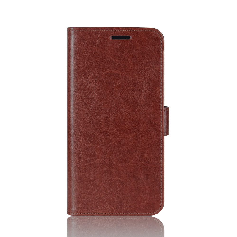 Crazy Horse PU Leather Flip Stand Cell Phone Cover with Wallet for Samsung Galaxy A40