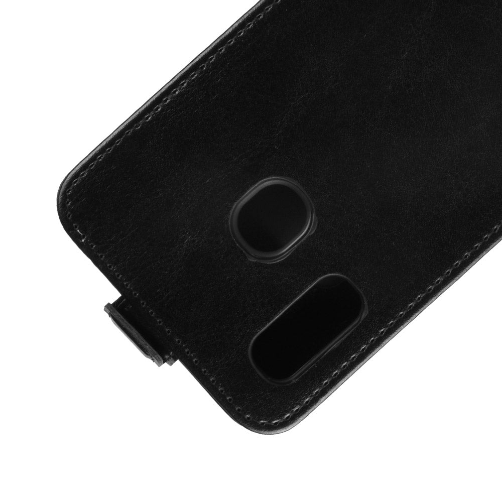 Crazy Horse Vertical Flip Leather Protective Case for Samsung Galaxy A40