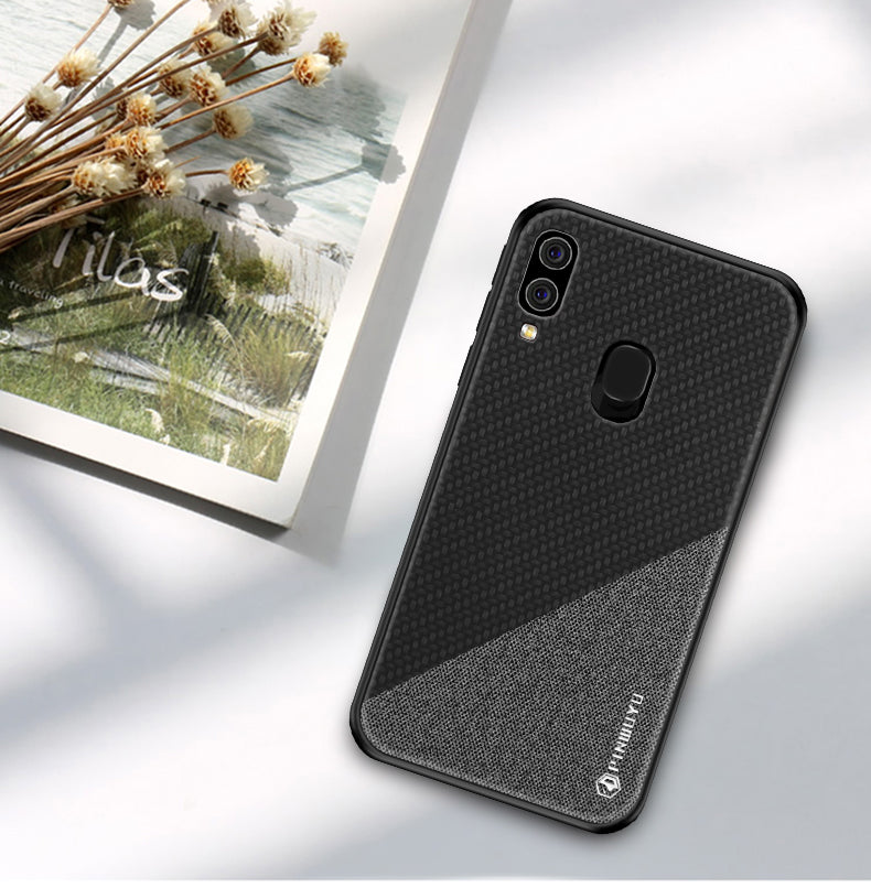 PINWUYO Honor Series PU Leather Coated TPU Cover for Samsung Galaxy A40
