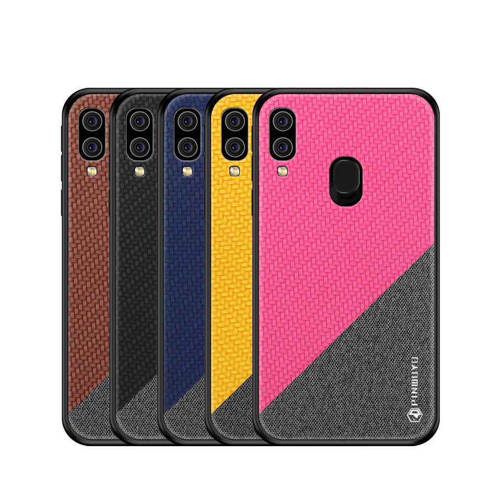 PINWUYO Honor Series PU Leather Coated TPU Cover for Samsung Galaxy A40