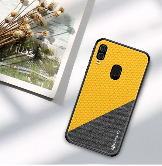 PINWUYO Honor Series PU Leather Coated TPU Cover for Samsung Galaxy A40