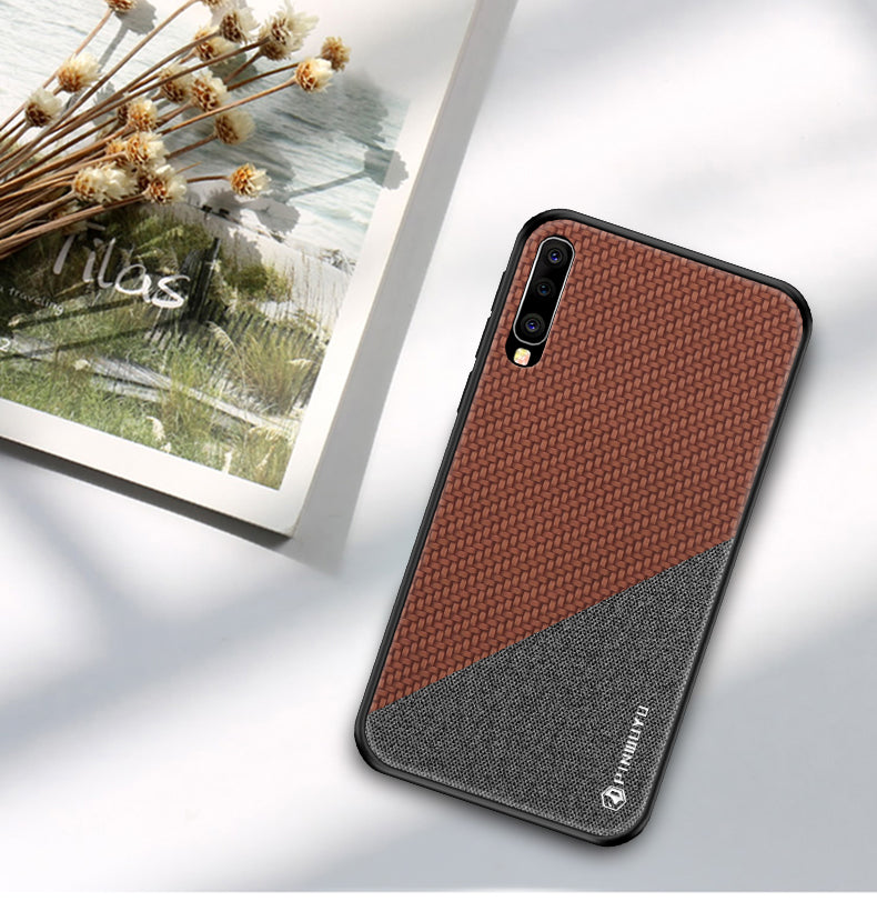 PINWUYO Honor Series PU Leather Coated TPU Cover for Samsung Galaxy A50 / A50s / A30s