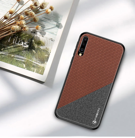 PINWUYO Honor Series PU Leather Coated TPU Cover for Samsung Galaxy A50 / A50s / A30s