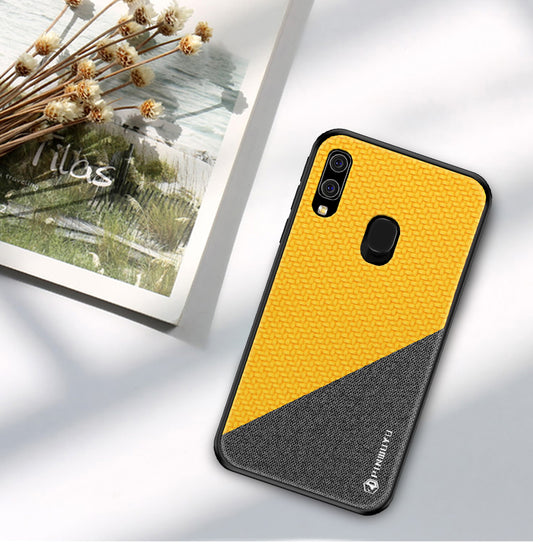 PINWUYO Honor Series PU Leather Coated TPU Cover for Samsung Galaxy A30 / A20