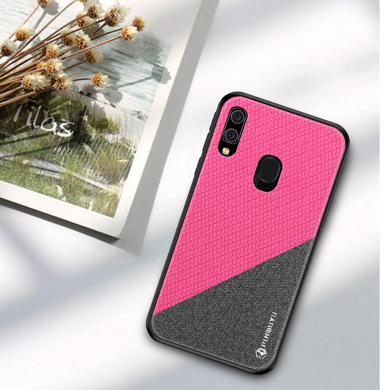 PINWUYO Honor Series PU Leather Coated TPU Cover for Samsung Galaxy A30 / A20