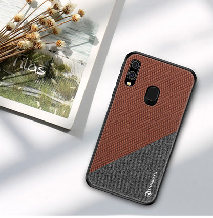 PINWUYO Honor Series PU Leather Coated TPU Cover for Samsung Galaxy A30 / A20