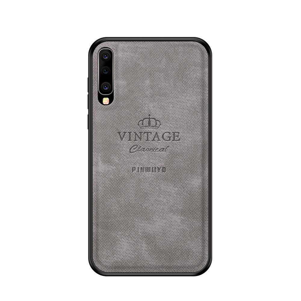 PINWUYO Honorable Series PU Leather Coated PC + TPU Hybrid Case for Samsung Galaxy A50 / A50s / A30s