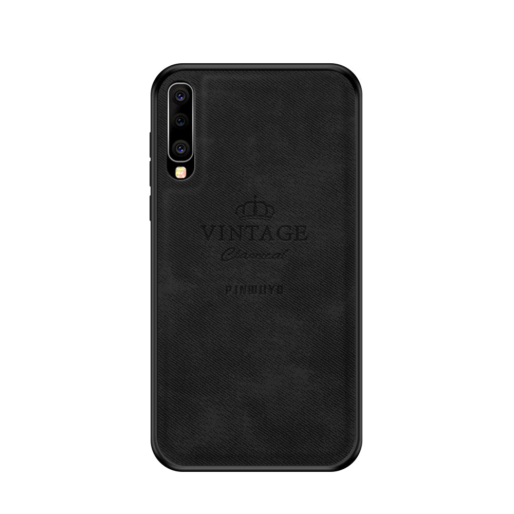 PINWUYO Honorable Series PU Leather Coated PC + TPU Hybrid Case for Samsung Galaxy A70