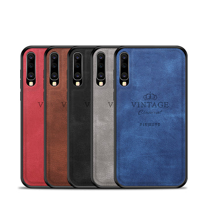 PINWUYO Honorable Series PU Leather Coated PC + TPU Hybrid Case for Samsung Galaxy A70