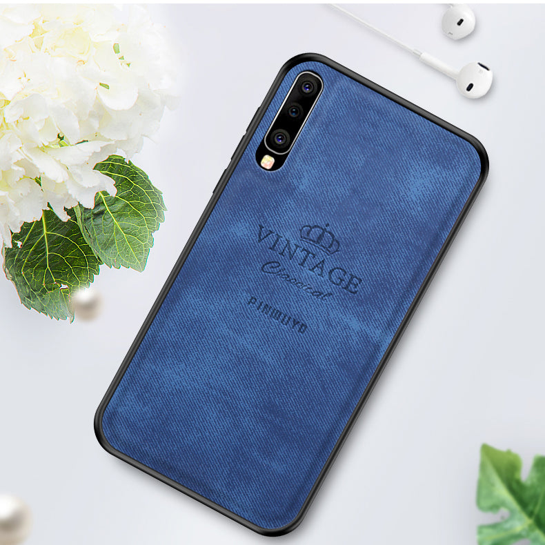 PINWUYO Honorable Series PU Leather Coated PC + TPU Hybrid Case for Samsung Galaxy A70
