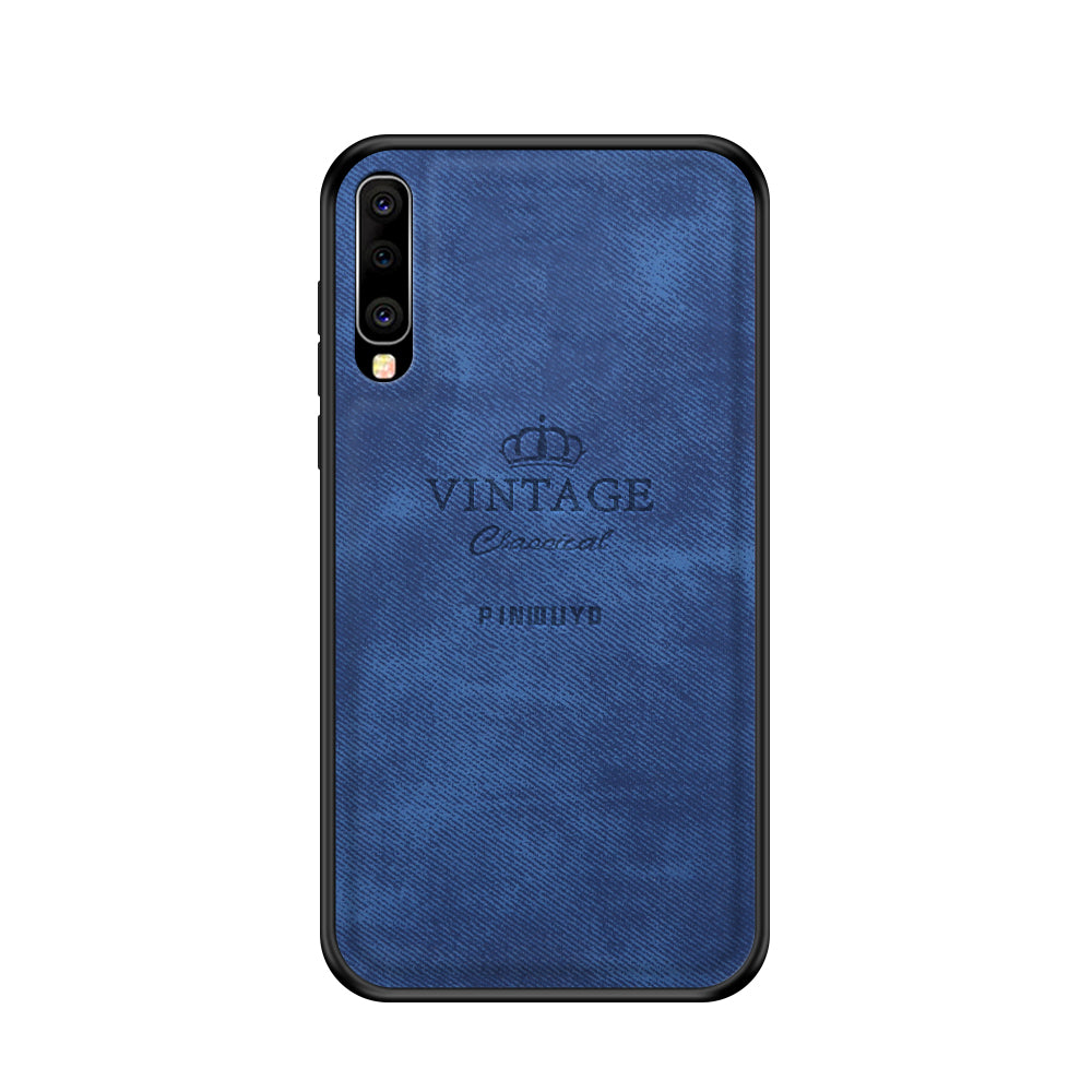 PINWUYO Honorable Series PU Leather Coated PC + TPU Hybrid Case for Samsung Galaxy A70