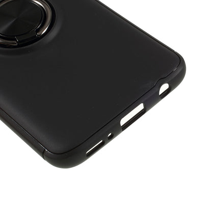 Finger Ring Kickstand TPU Case for Samsung Galaxy A40 (Built-in Metal Sheet)