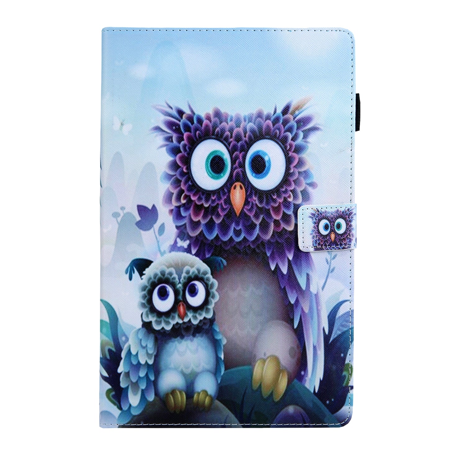 Animal Series Patterned Leather Card Holder Case for Samsung Galaxy Tab A 10.5 (2018) T590 T595 T597
