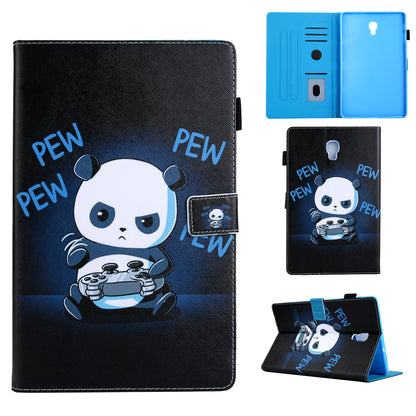 Animal Series Patterned Leather Card Holder Case for Samsung Galaxy Tab A 10.5 (2018) T590 T595 T597