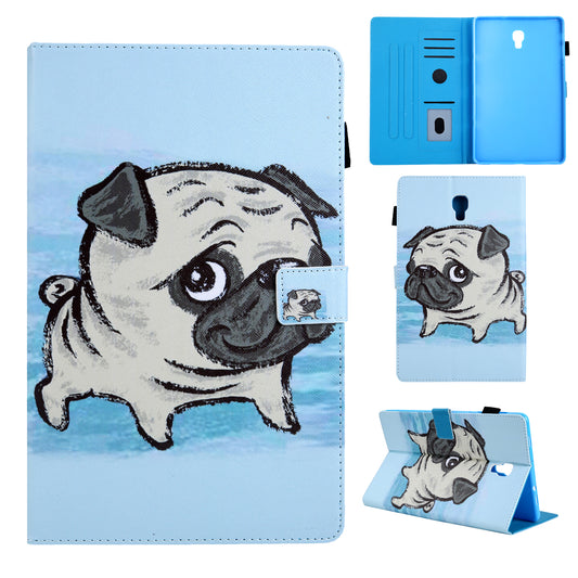 Animal Series Patterned Leather Card Holder Case for Samsung Galaxy Tab A 10.5 (2018) T590 T595 T597