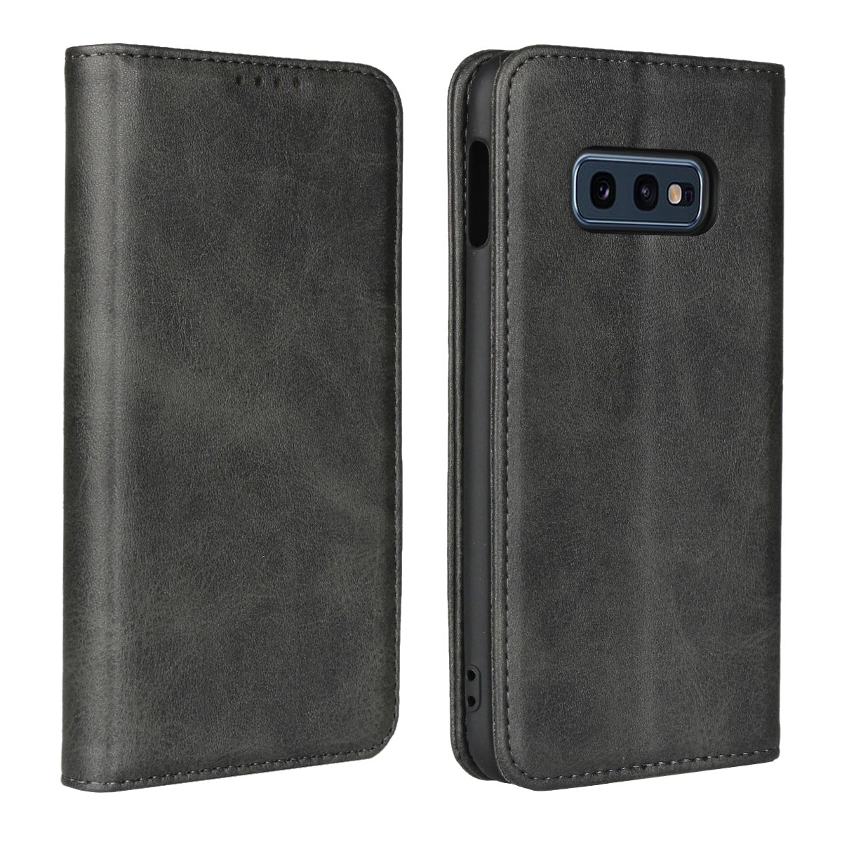 Auto-absorbed Leather Wallet Stand Cover for Samsung Galaxy S10e