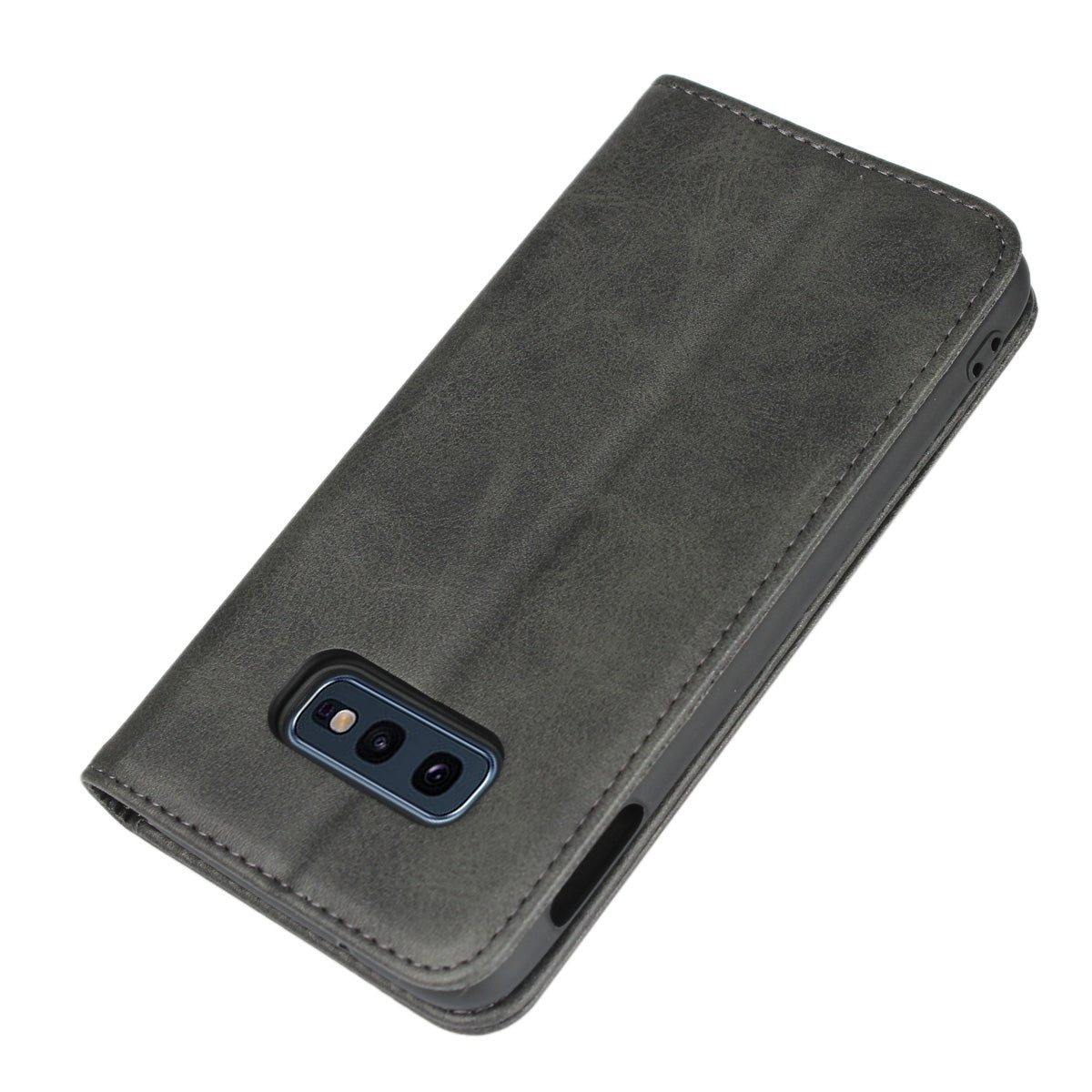 Auto-absorbed Leather Wallet Stand Cover for Samsung Galaxy S10e