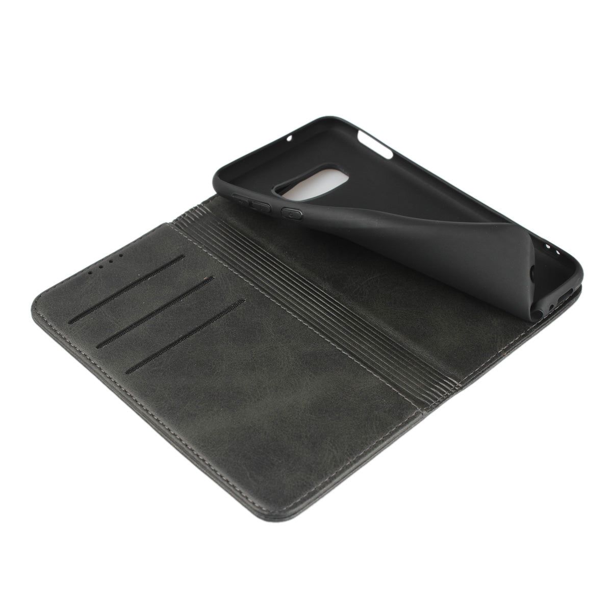 Auto-absorbed Leather Wallet Stand Cover for Samsung Galaxy S10e