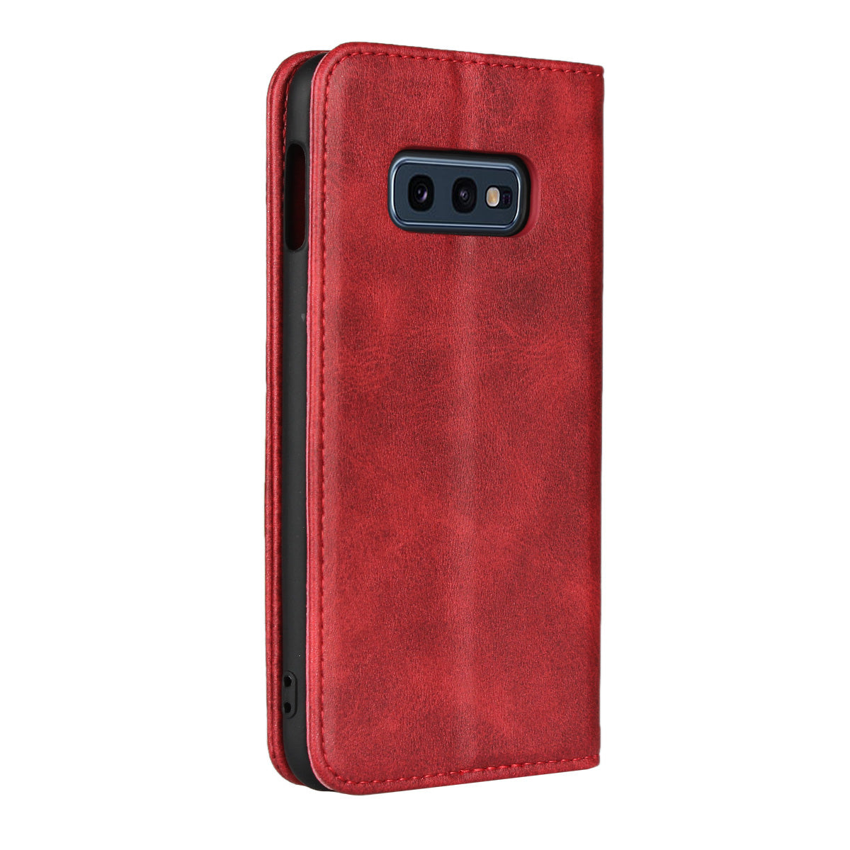 Auto-absorbed Leather Wallet Stand Cover for Samsung Galaxy S10e