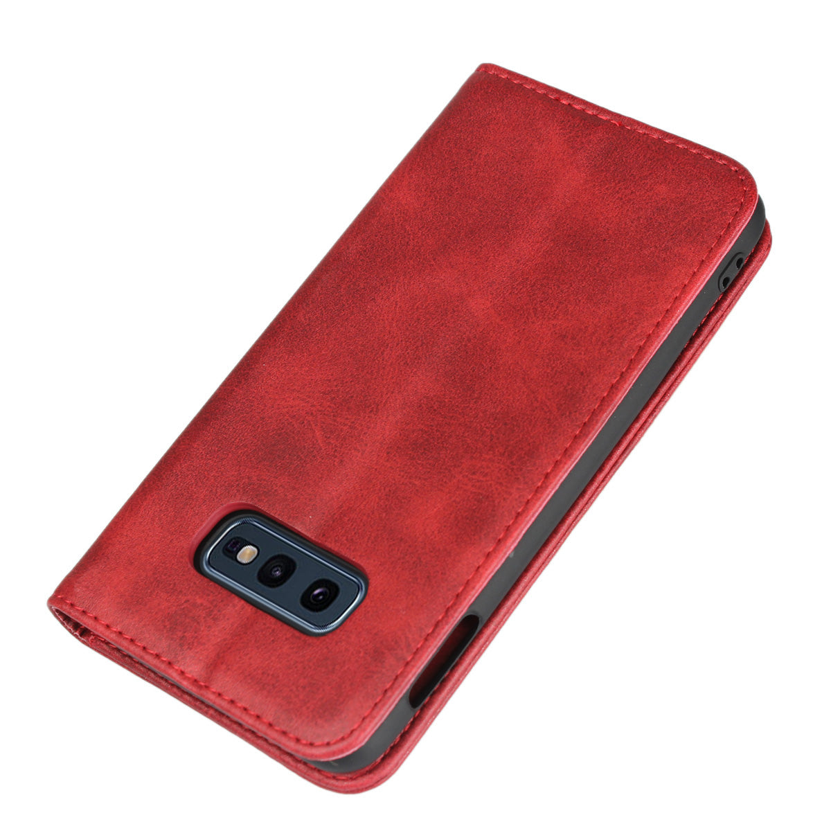 Auto-absorbed Leather Wallet Stand Cover for Samsung Galaxy S10e