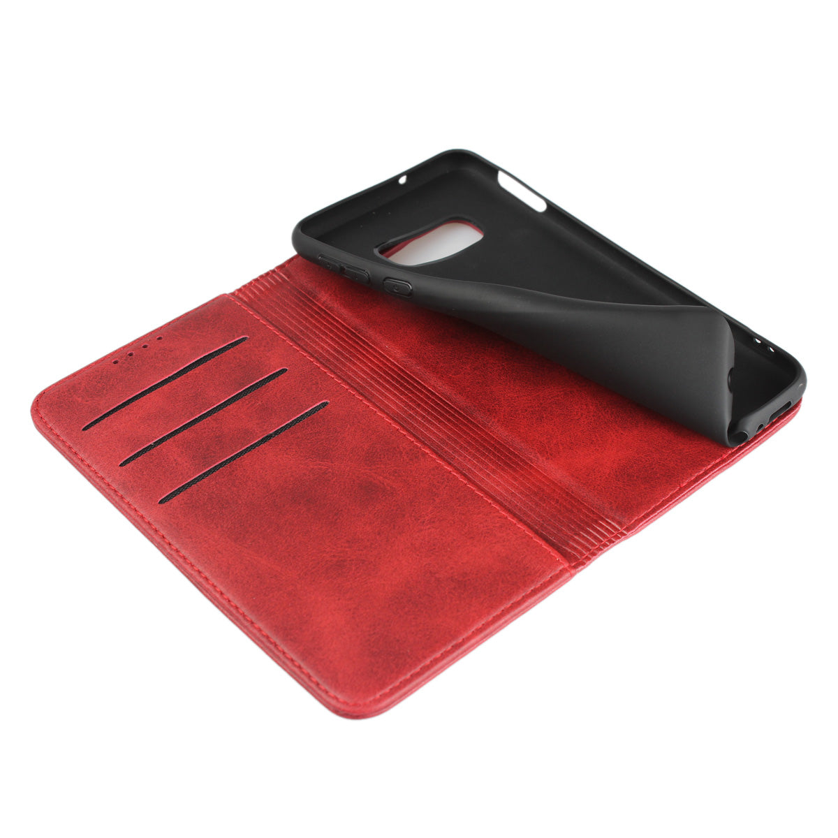 Auto-absorbed Leather Wallet Stand Cover for Samsung Galaxy S10e