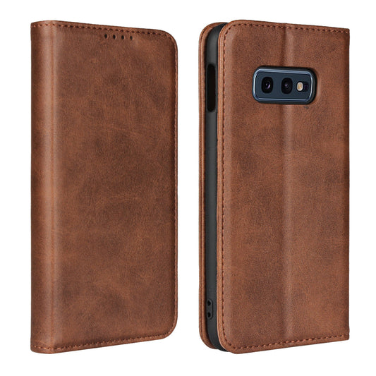 Auto-absorbed Leather Wallet Stand Cover for Samsung Galaxy S10e