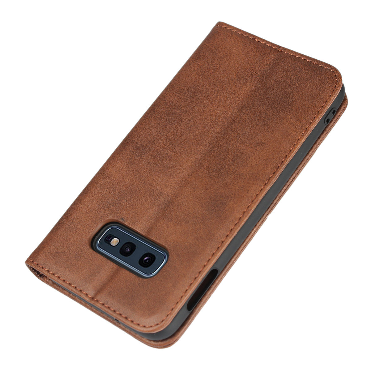 Auto-absorbed Leather Wallet Stand Cover for Samsung Galaxy S10e