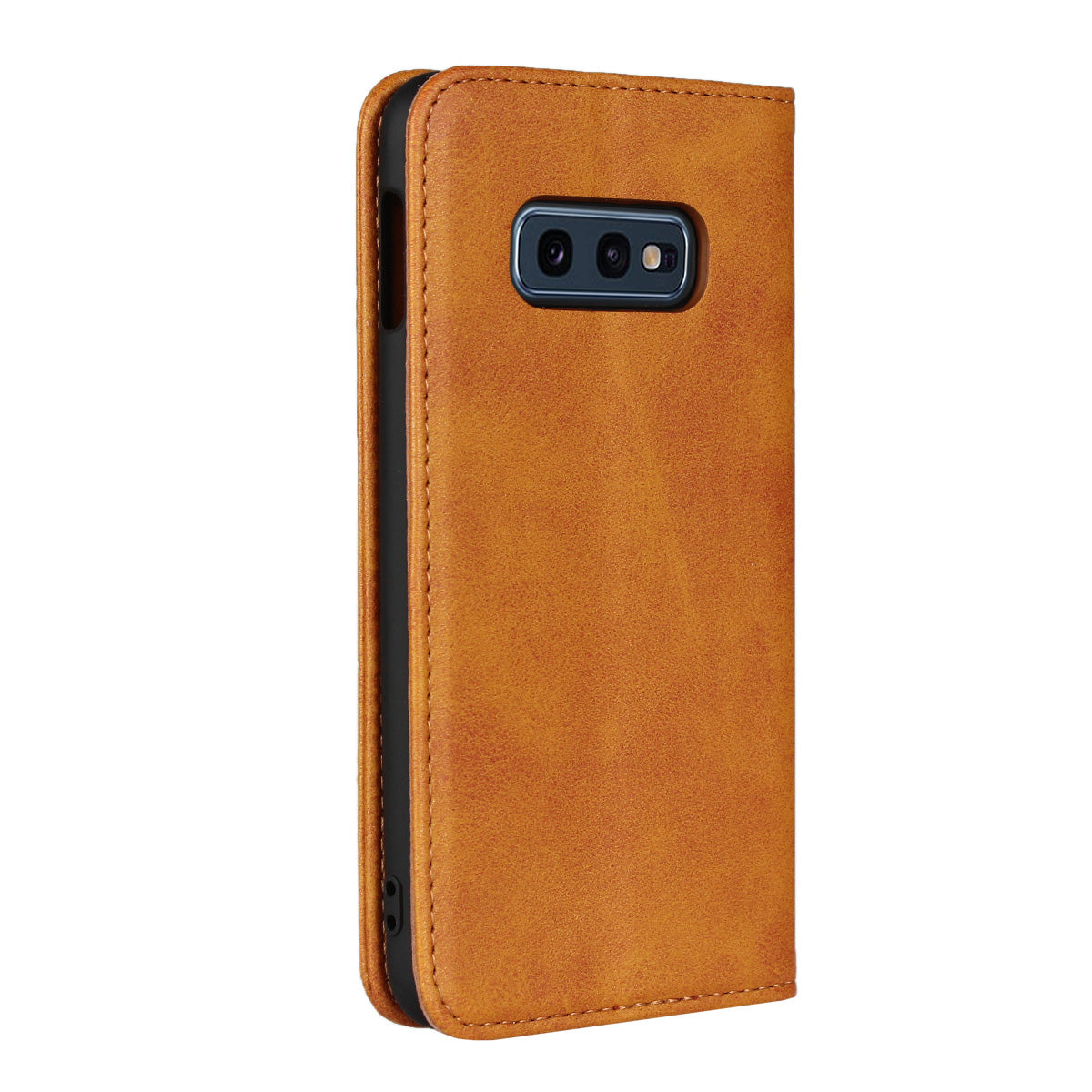 Auto-absorbed Leather Wallet Stand Cover for Samsung Galaxy S10e