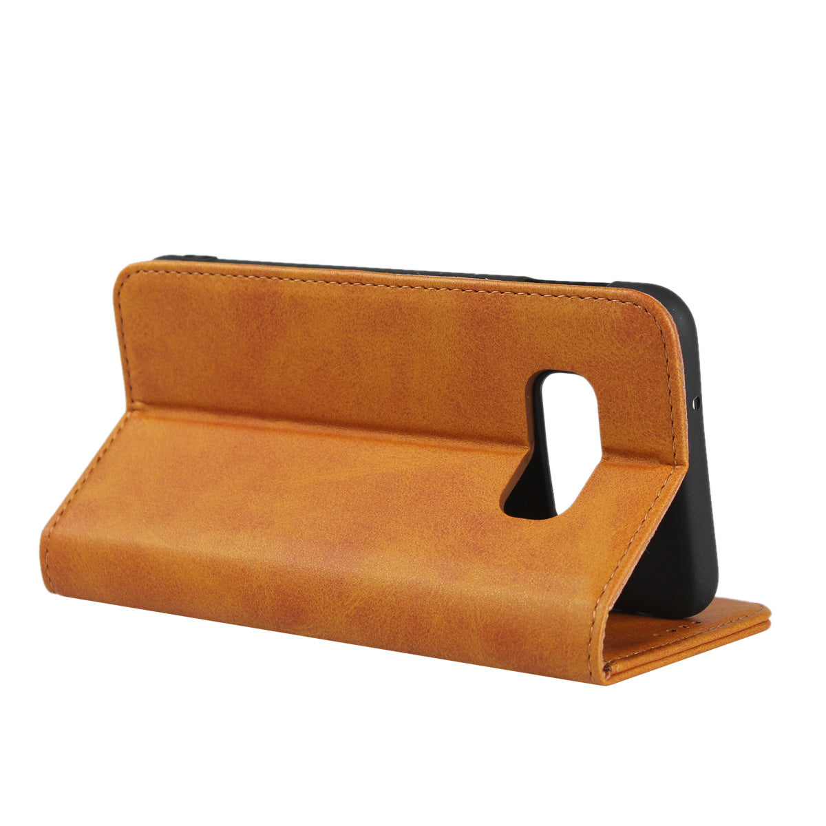 Auto-absorbed Leather Wallet Stand Cover for Samsung Galaxy S10e