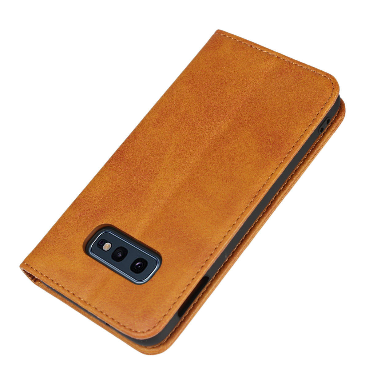 Auto-absorbed Leather Wallet Stand Cover for Samsung Galaxy S10e
