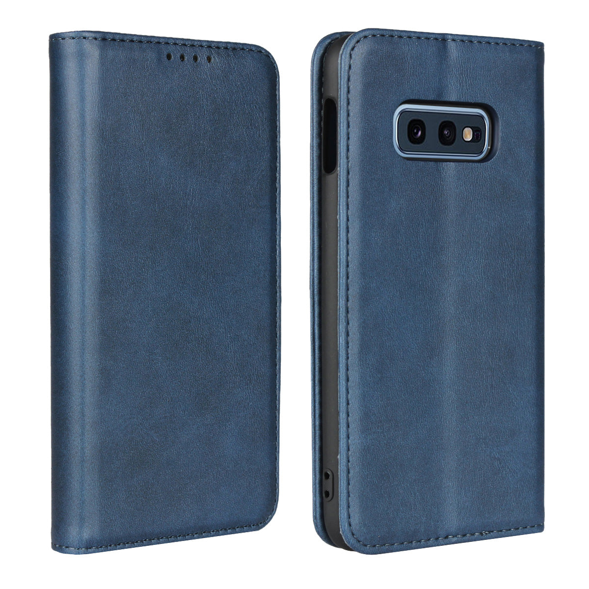 Auto-absorbed Leather Wallet Stand Cover for Samsung Galaxy S10e