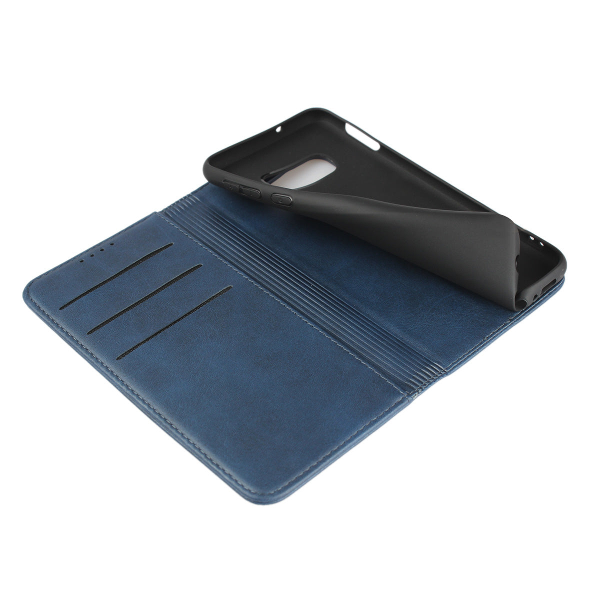 Auto-absorbed Leather Wallet Stand Cover for Samsung Galaxy S10e