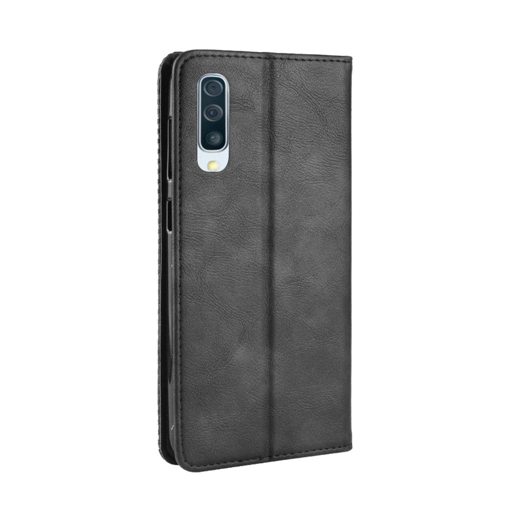 Vintage Style PU Leather Wallet Phone Case for Samsung Galaxy A70