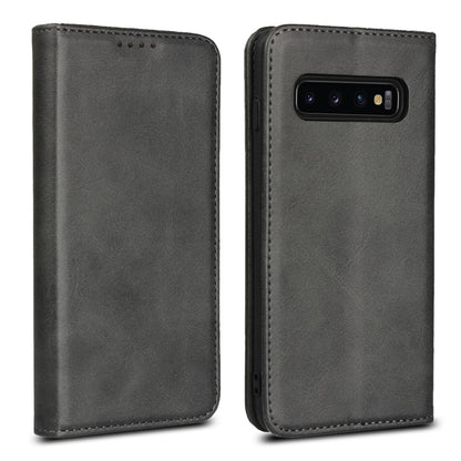 Auto-absorbed Leather Wallet Stand Case for Samsung Galaxy S10