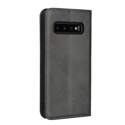 Auto-absorbed Leather Wallet Stand Case for Samsung Galaxy S10