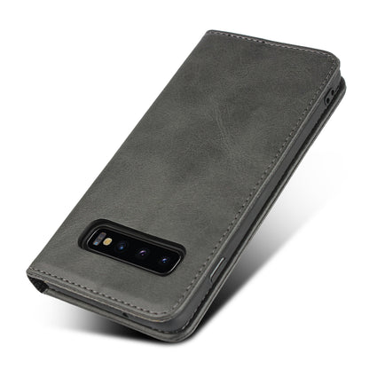 Auto-absorbed Leather Wallet Stand Case for Samsung Galaxy S10